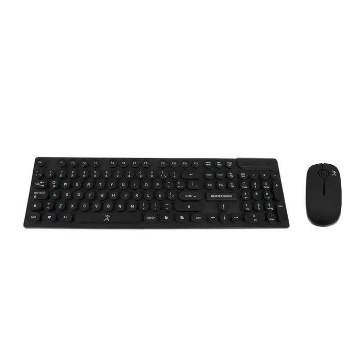 KIT TECLADO Y MOUSE INALÁMBRICO USB EN ESPAÑOL MARCA PERFECT CHOICE KIT TECLADO Y MOUSE INALÁMBRICO USB EN ESPAÑOL MARCA PERFECT CHOICE